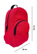Webag Kırmızı Günlük Kullanım Spor Sırt Çantası 1018