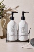 Perotti Sapone White 2 Li Standlı Sıvı Sabunluk 16745