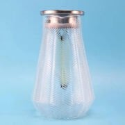 Kapris Metal Kapaklı Tırtıklı Cam Sürahi 1500 Ml SA6860