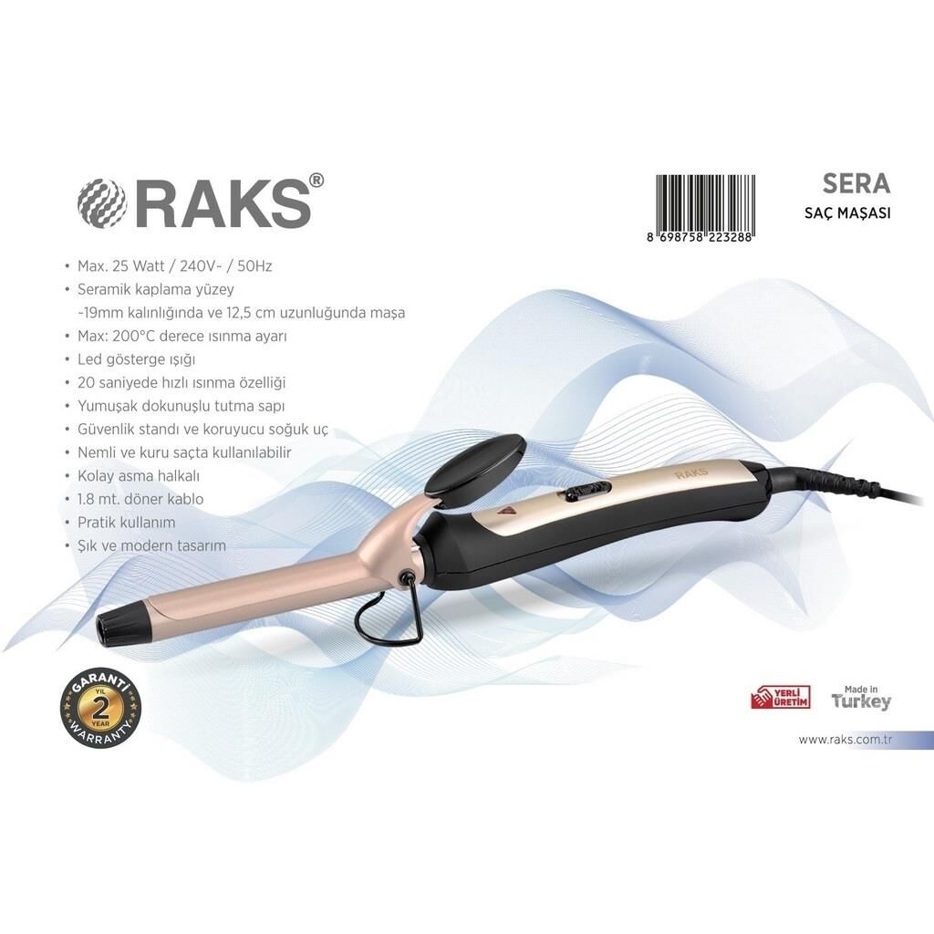 Raks Sera 19 MM Saç Maşası
