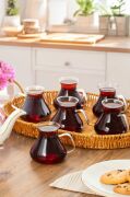 Perotti Ehl-i Keyf 6'lı Borosilikat Cam Çay Bardağı Seti 200ml 16043