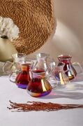 Perotti Ehl-i Keyf Luster 6'lı Borosilikat Cam Çay Bardağı Seti 200ml 16014