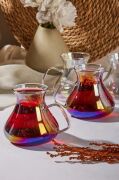 Perotti Ehl-i Keyf Luster 6'lı Borosilikat Cam Çay Bardağı Seti 200ml 16014