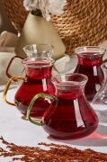 Perotti Ehl-i Keyf Renkli 6'lı Borosilikat Cam Çay Bardağı Seti 200ml 16013
