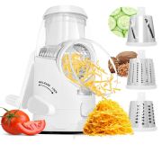 Arow Crusher Çevirmeli Dilimleyici Rende Beyaz TR-4633