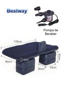 Bestway 67780 Araç İçi Şişme Yatak 12 V Çakmaklık Pompalı 135X13X80CM