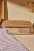 Perotti Locky Bamboo 4 Lü Cam Saklama Kabı 1500+1050+640+370 ML