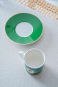 Acar Cybil 12 Parça 6 Kişilik Kahve Fincan Takımı Yeşil 08595