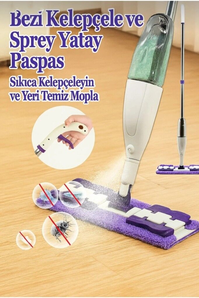 Kapris Sprey Deterjan Hazneli Mop Temizlik Seti 2412685