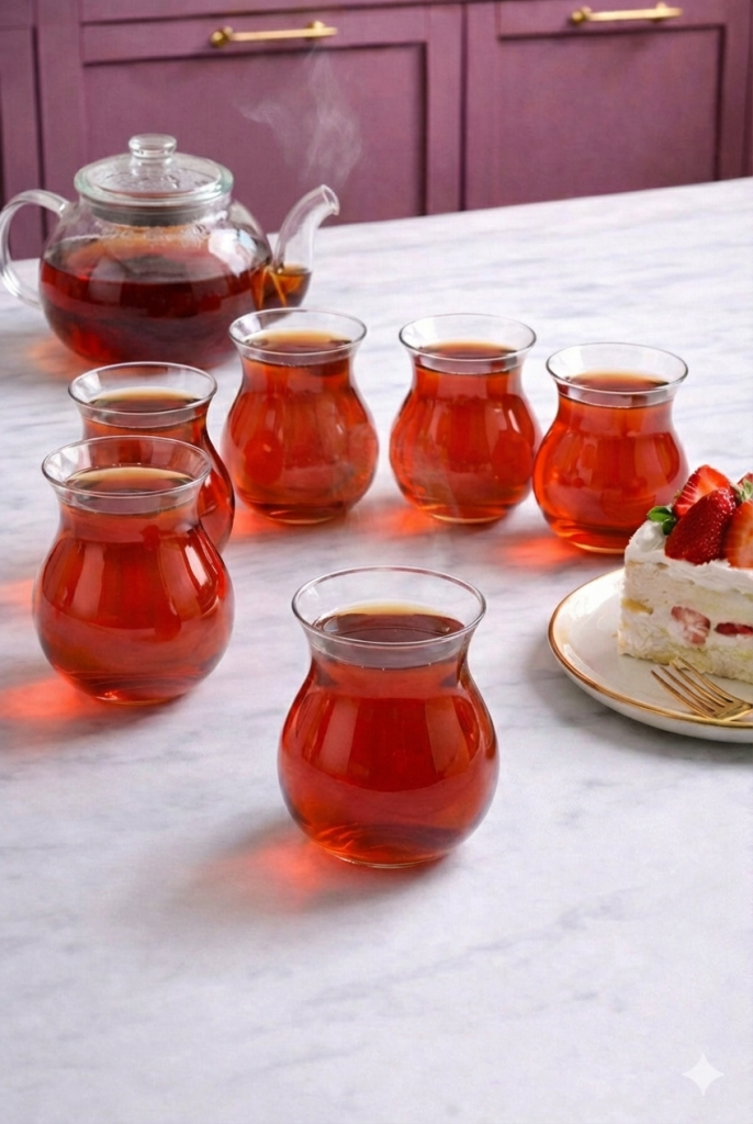 Kapris 6'lı Çay Bardağı Seti MC-01