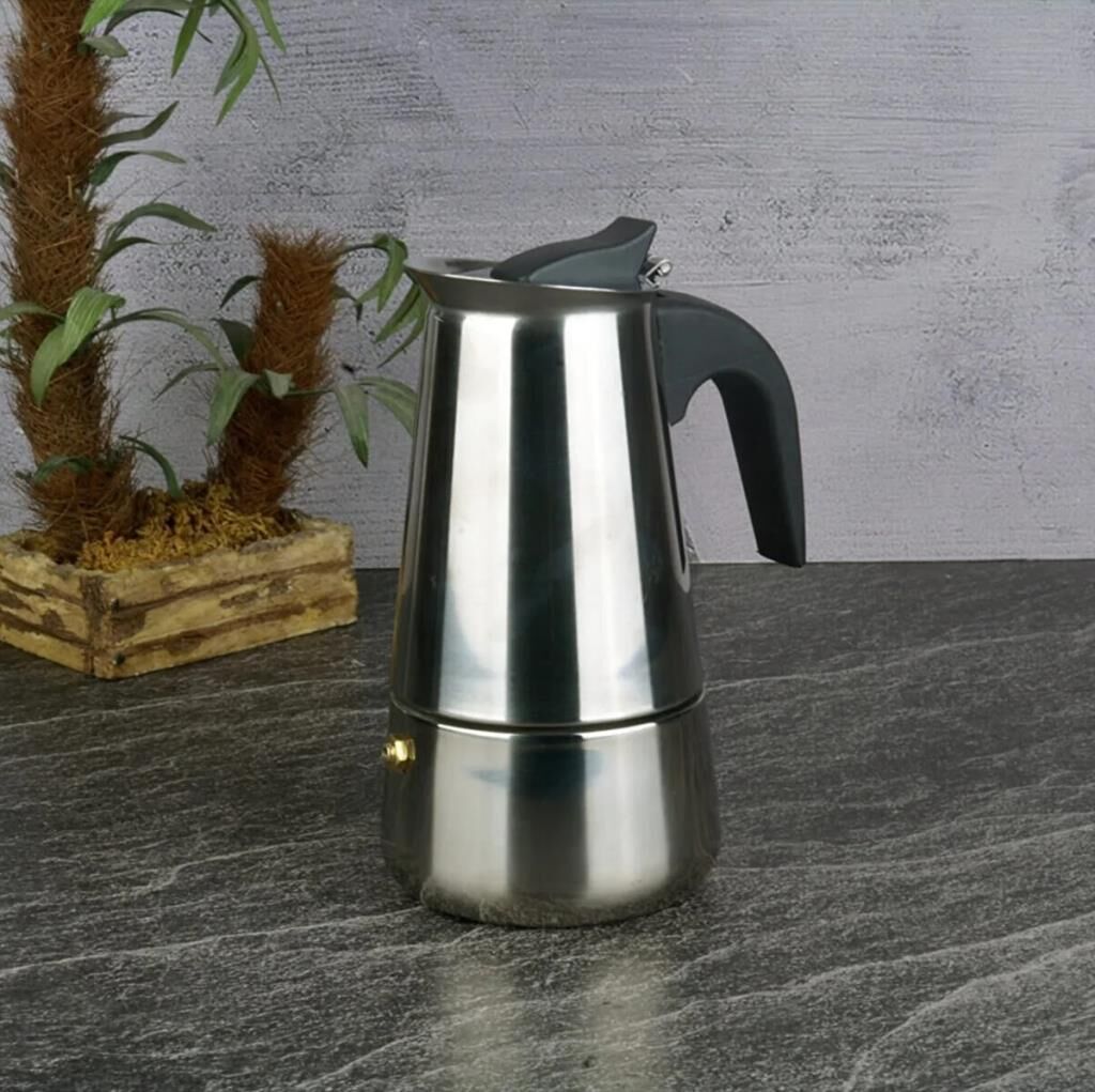 Tohana Çelik Moka Cezve 4 Fincanlık 75391