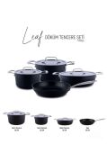 Arow Leaf 7 Parça Döküm Tencere Seti TR-4262