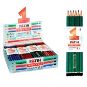 Fatih Mercanlı Kurşun Kalem 12'li Paket 12 Düzine ( 144 Adet )