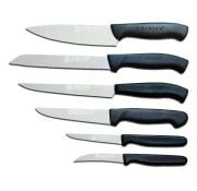 Sürbısa 6 Parça Siyah Mutfak Bıçak Seti SET4
