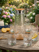 Kapris 7 Parça Cam Su Seti Damla Model 1300 + 220 ML