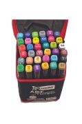 Mikro Çift Uçlu Fosforlu Kalem Art Marker 36 Renk