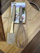 Kapris 2 Li Silikon Stapula Ve Çırpıcı Seti Kahverengi KAP-608