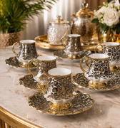 Acar Willow 6 Kişilik Kahve Fincanı Takımı 90 ml 08885