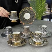 Acar Willow 6 Kişilik Kahve Fincanı Takımı 90 ml 08885