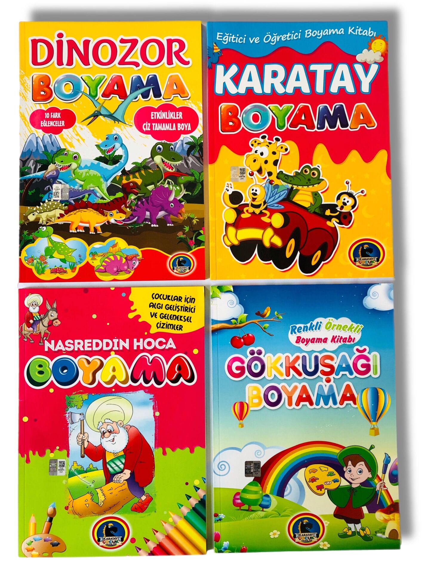Kapris Eğitici Ve Öğretici Boyama Kitabı 4 Kitap 128 Sayfa BOYAMA7