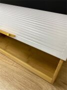 Arow Vero Lüx Ahşap Ekmek Kutusu Beyaz TR-2663