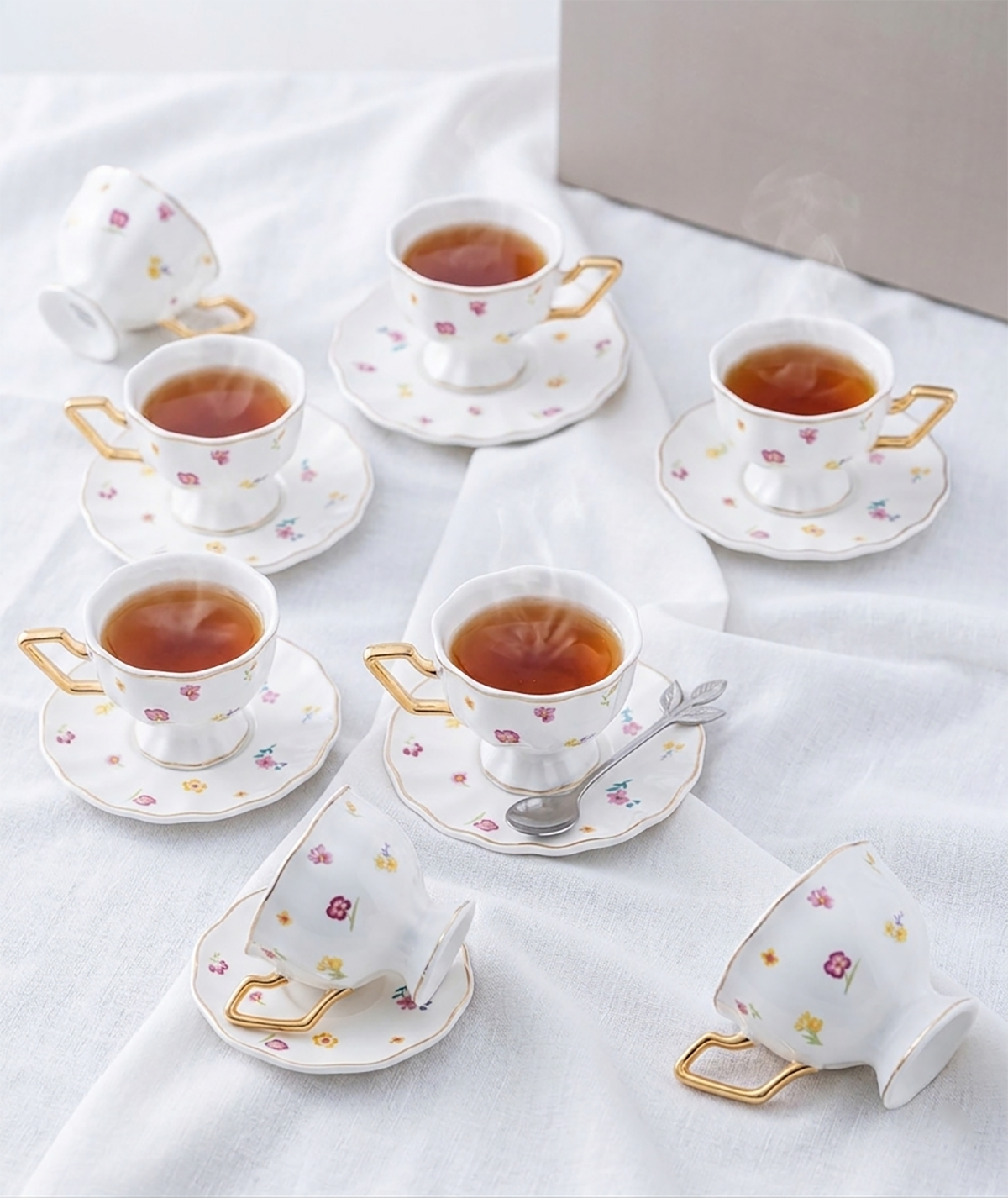 Acar Camilla 6'lı Porselen Çay Fincan Takımı 175 ml 06042
