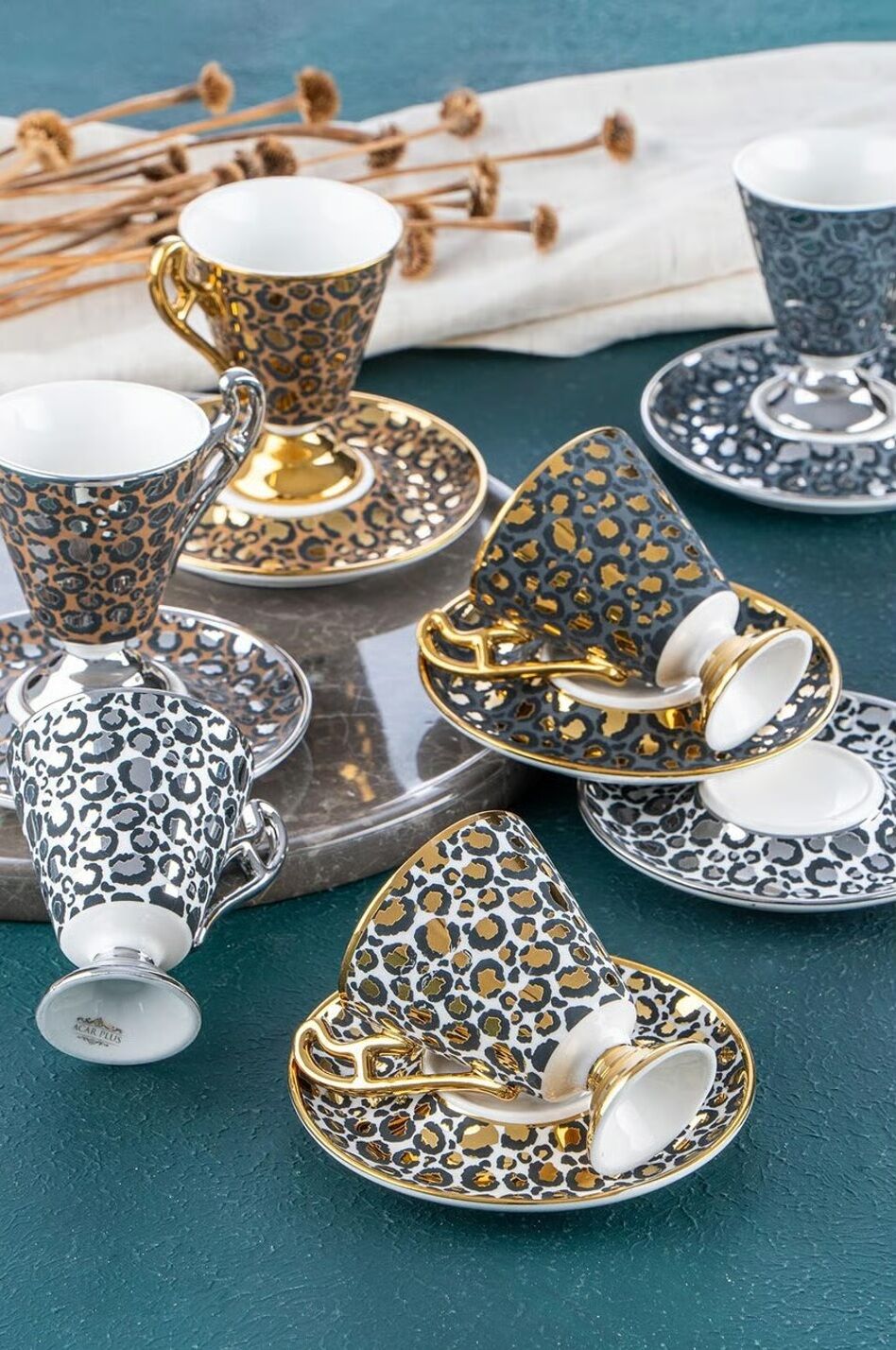 Acar Taliana 6 Kişilik Kahve Fincanı Takımı 90 ml 05098