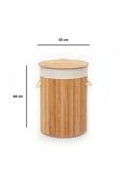 Bambu Kirli Çamaşır Sepeti Yuvarlak 16566