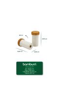 Bambum Festival Bambu Standlı 12'li Dönen Baharatlık B6504