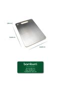 Bambum Stan Çift Taraflı Kesme Tahtası Büyük 24x34 cm B6714