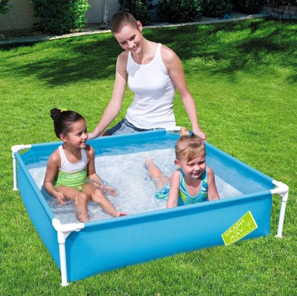 Bestway Kare Portatif Çocuk Havuzu 122X122X30,5 cm 56217