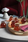 Perotti Keyfi Ala 6 Lı Borosilikat Çay Bardağı 15528