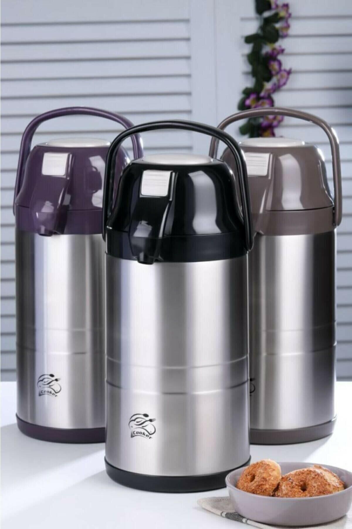 Cooker 2009 4,5 Lt Çift Katlı Paslanmaz Çelik Termos