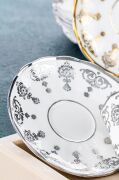 Acar Aries 6 Lı Kahve Fincan Takımı Gold Silver