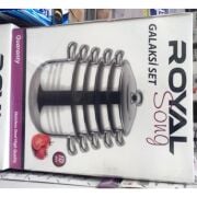 ROYAL GALAKSİ ÇELİK TENCERE SETİ 24-26-28-30-32 CM 5 TENCERE