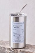 Perotti Silver Paslanmaz Çelik Pipetli Termos Bardak 600 ml 17214
