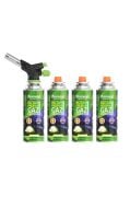 Orcamp Çakmaklı Kartuş Pürmüz Set CX-500 + 3 Adet 227 Gr Gaz