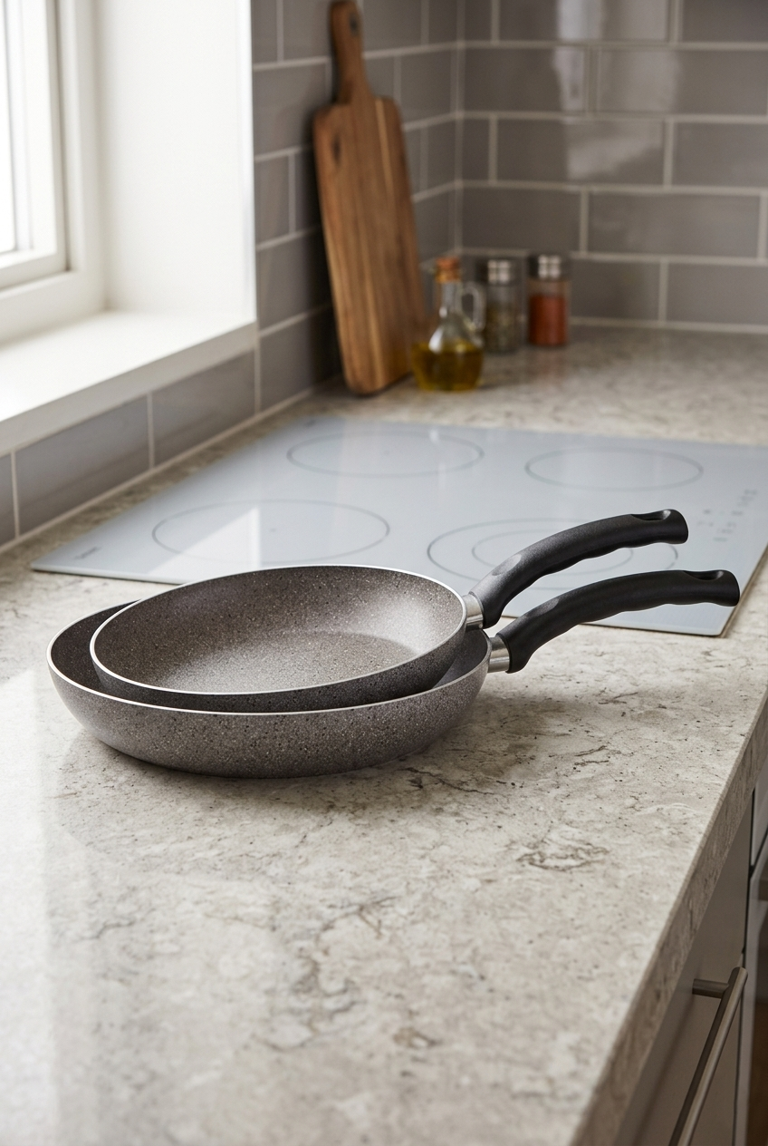 Mehtap Kuvars Granit Tava Seti 20+24cm