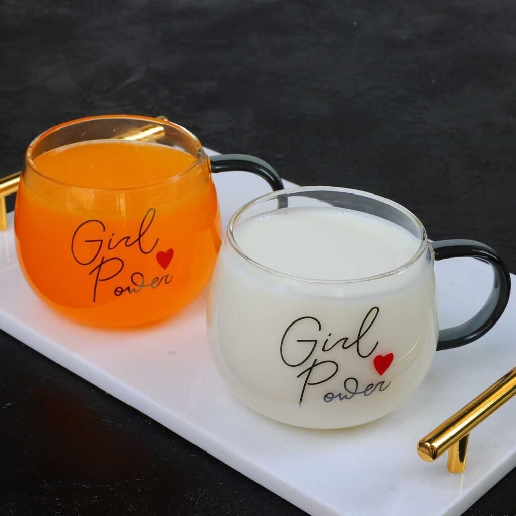 Perotti 2 Adet Girl Power Cam Kupa Magnolya Bardağı 400 ML 13770