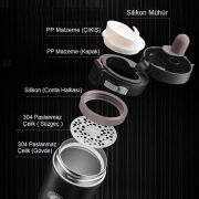 Kapris Tohana Silver Çelik Termos Kupa 450 ml 75411