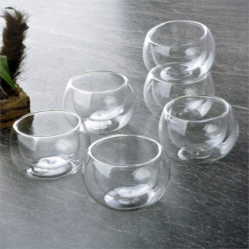 Tohana 6 lı Çift Cidarlı Sosluk Çerezlik Takımı 100ml 75454