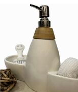 Arow Vilma Bambulu Porselen Sıvı Sabunluk TR-252