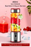 Cook&Eat Şarjlı Portatif Taşınabilir Buz Kırıcı Karıştırıcı El Blenderi S-POW