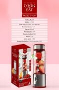 Cook&Eat Şarjlı Portatif Taşınabilir Buz Kırıcı Karıştırıcı El Blenderi S-POW