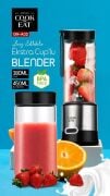 Cook Eat 450Ml + 380Ml Taşınabilir Şarjlı Metal Kişişel Blender GN-A02