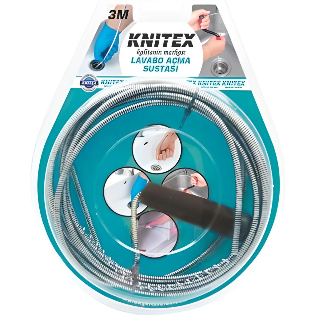Knitex 3 Mt Lavabo Açma Teli Sustası KTX-1117