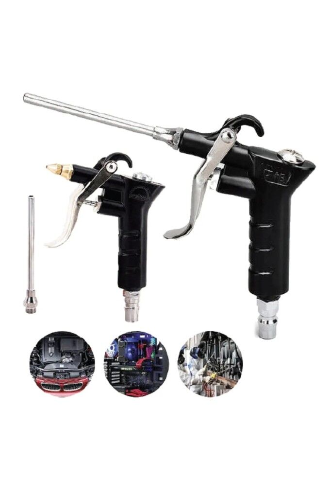 Bhd Hava Tabancası Seti Kısa Uç 2 Parça 00242