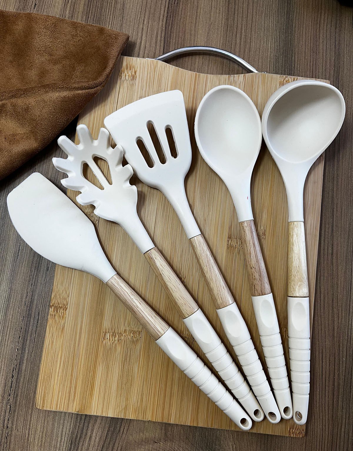 Kapris 5 Li Silikon Servis Seti Bej  Kap-601-602-603-604-605