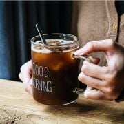 Tohana Good Morning Borosilikat Cam Kupa 400 ml 87333