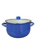 Emaye Derin Bombeli Yoğurt Tenceresi 24 Cm 5 Litre 072-C